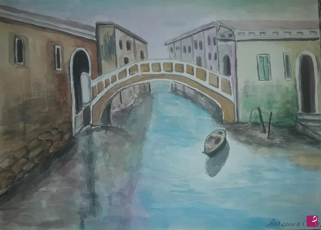 quadri in vendita online - Paesaggio veneziano