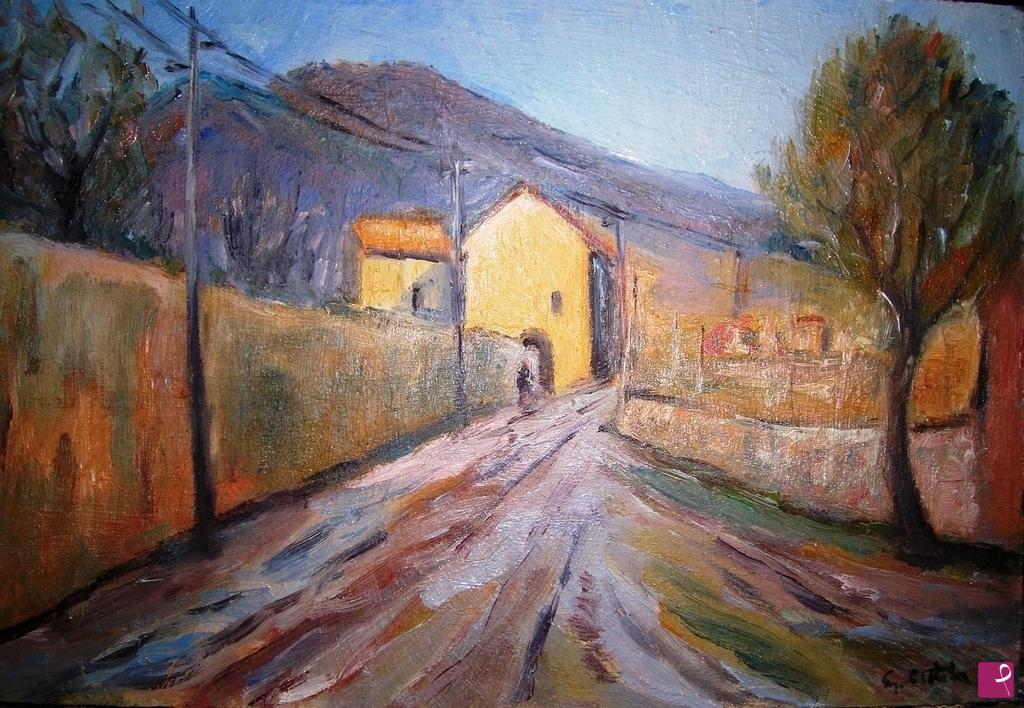 quadri in vendita online - Paesaggio Vesuviano