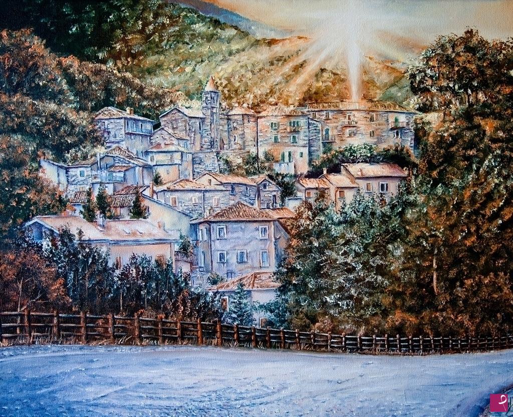 quadri in vendita online - Paese Montano