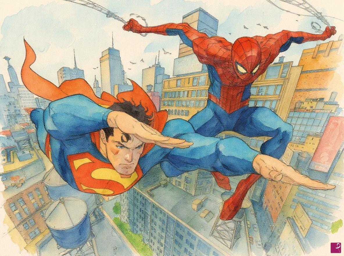 quadri in vendita online - pagina fumetto