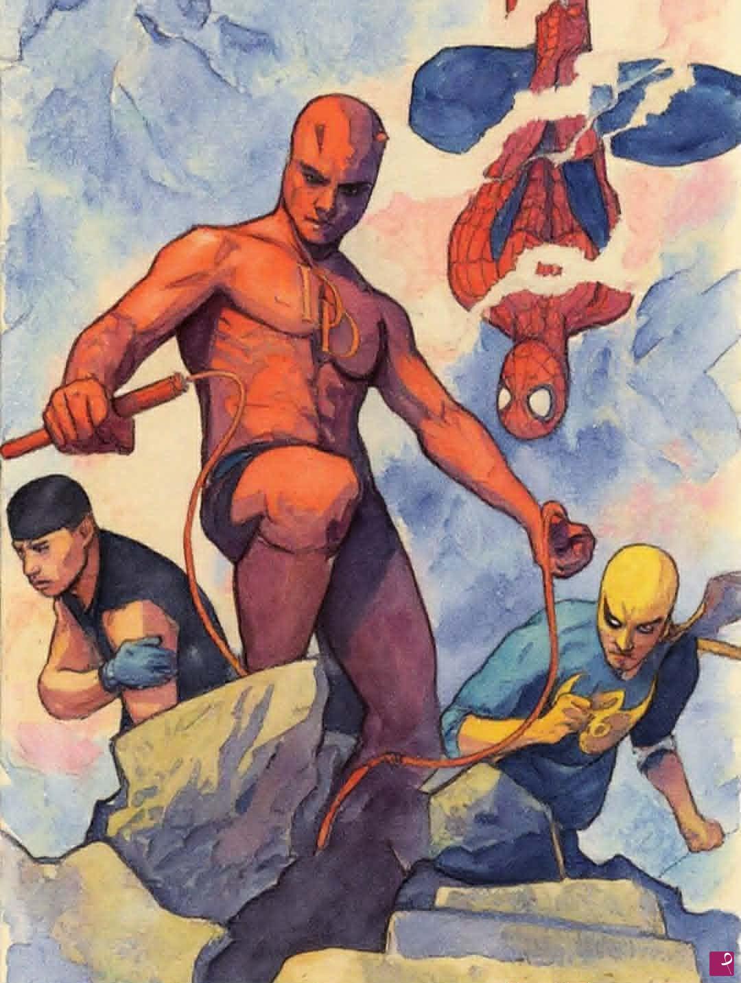 quadri in vendita online - pagina fumetto