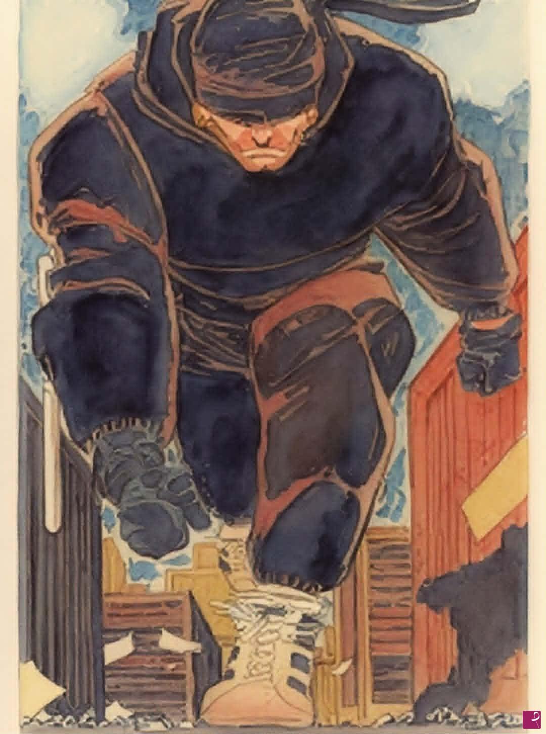 quadri in vendita online - pagina fumetto