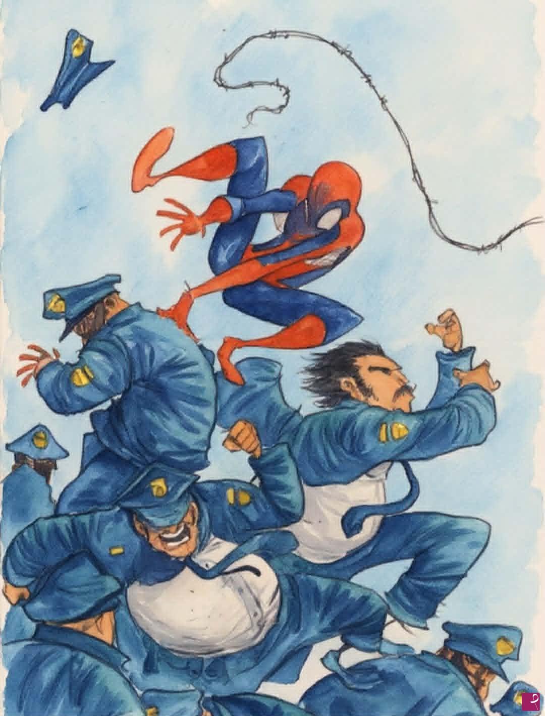 quadri in vendita online - pagina fumetto