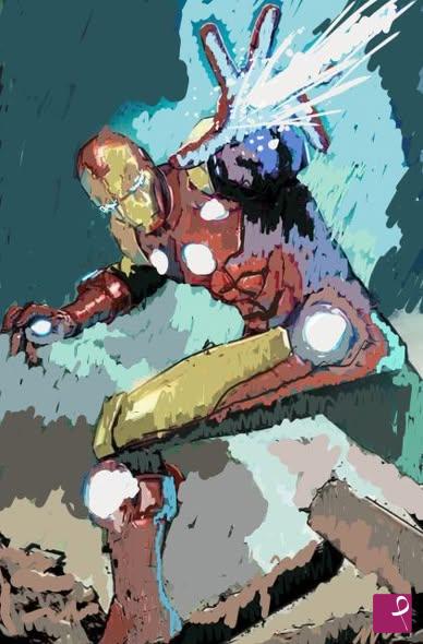 quadri in vendita online - pagina fumetto