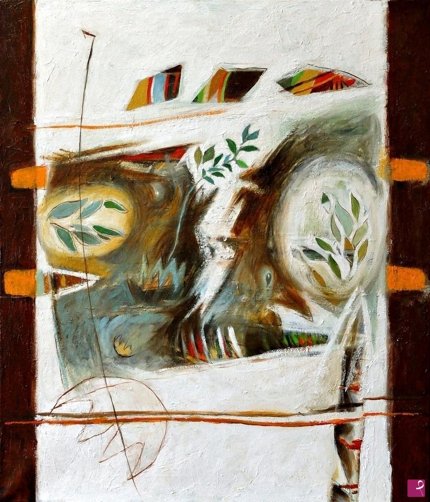 quadri in vendita online - "Pagina quasi immacolata" - 2020. Olio su tela, cm. 60x70.