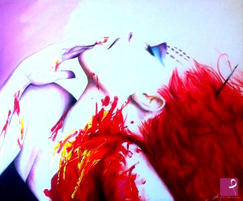 quadri in vendita online - Paint it red