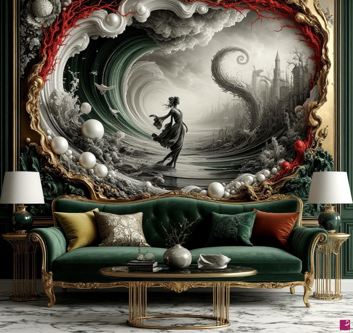 quadri in vendita online - Painting on the wall