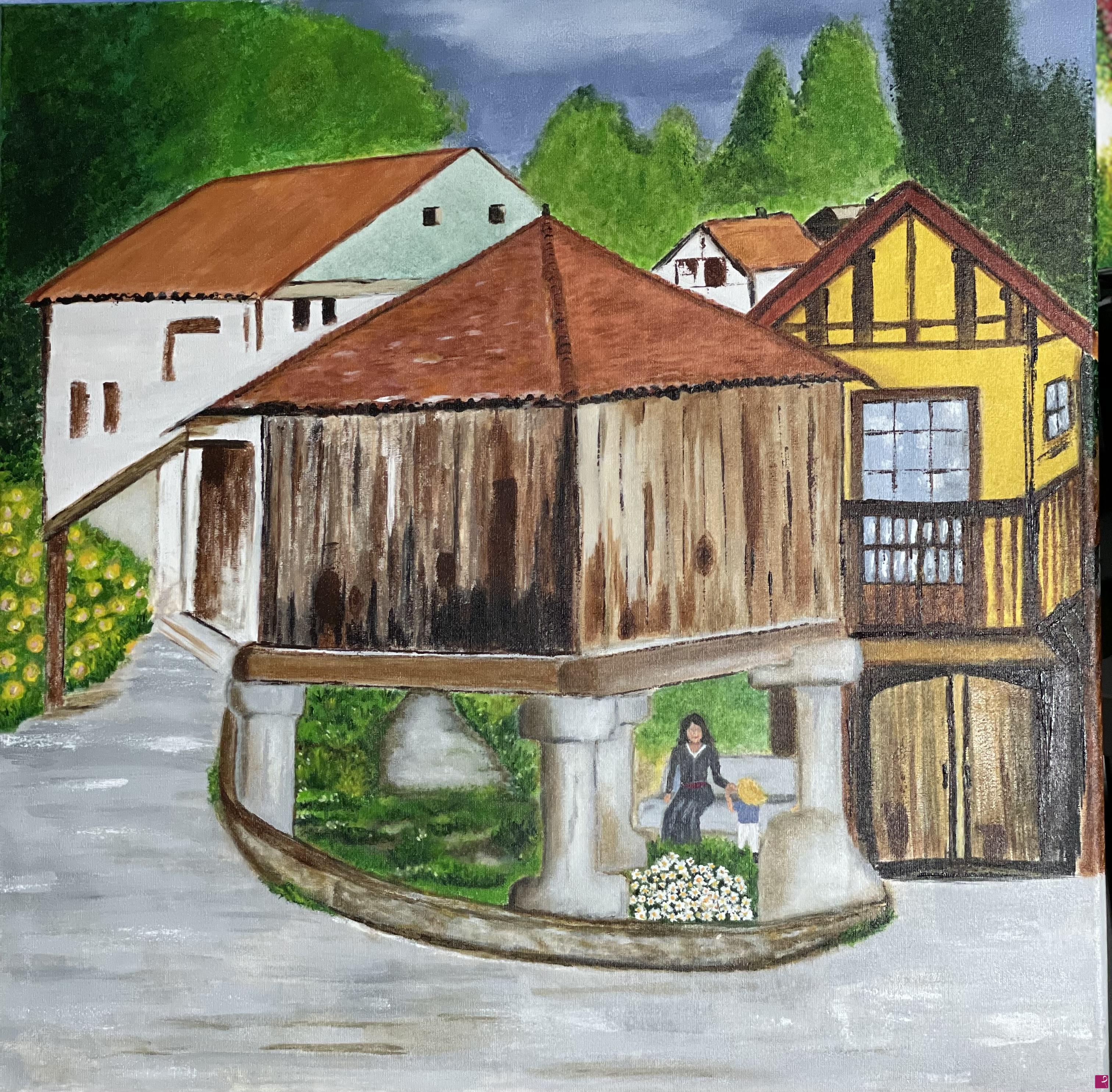 quadri in vendita online - Paisaje asturiano