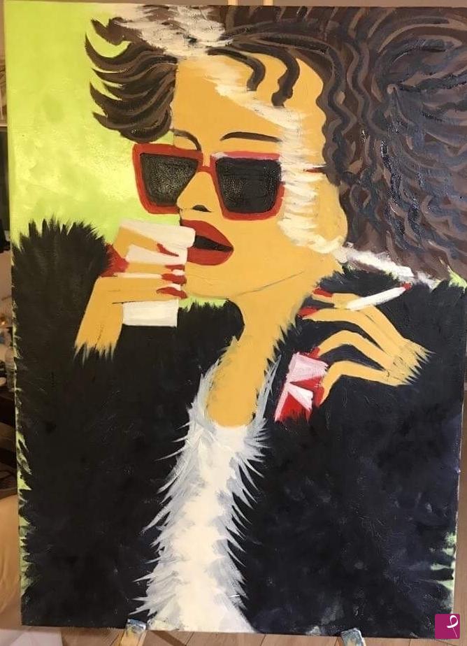 quadri in vendita online - “Palahniuk influences # 4 - Marla Singer”
