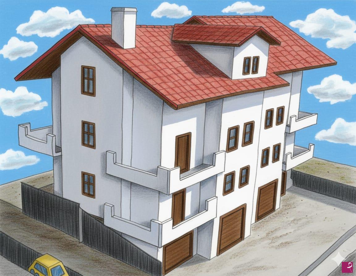 quadri in vendita online - Palazzina