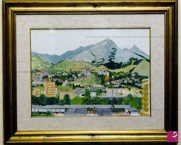 quadri in vendita online - Panorama di Baida (Palermo)