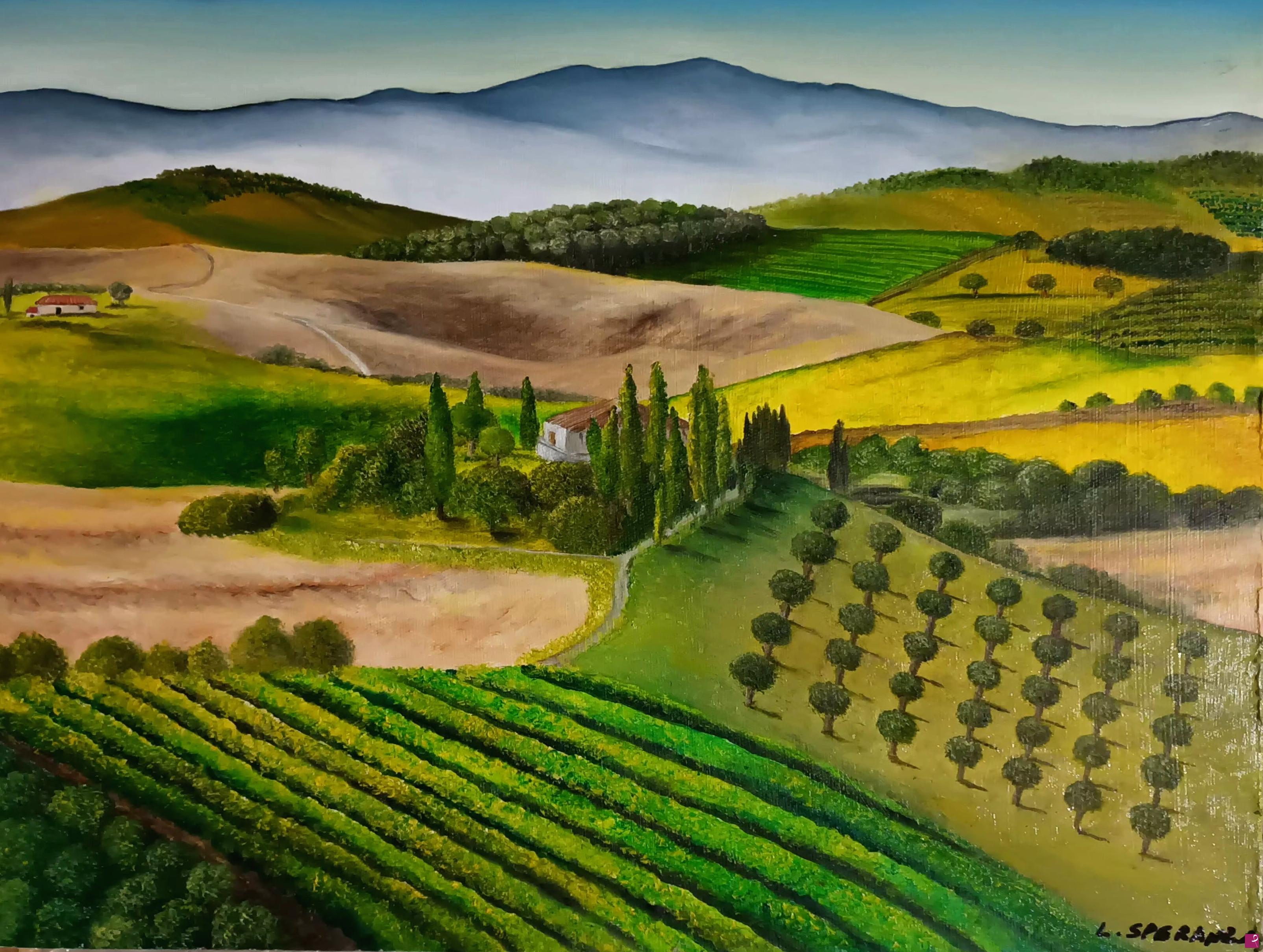 quadri in vendita online - Panorama Toscano