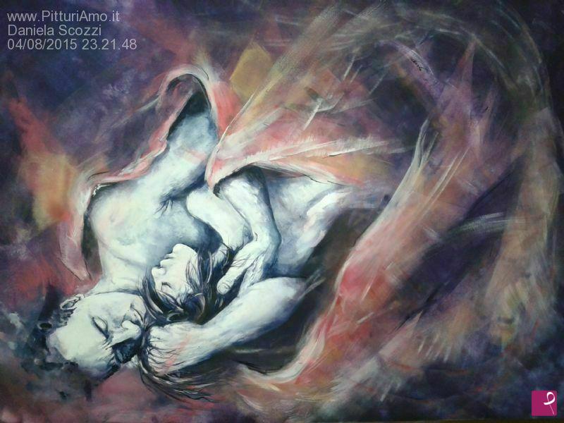 quadri in vendita online - Paolo e Francesca - canto V inferno Divina  Commedia