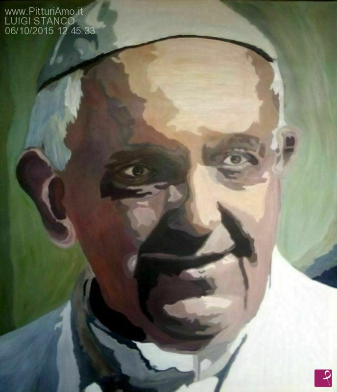 quadri in vendita online - PAPA FRANCESCO - UN GRANDE UOMO