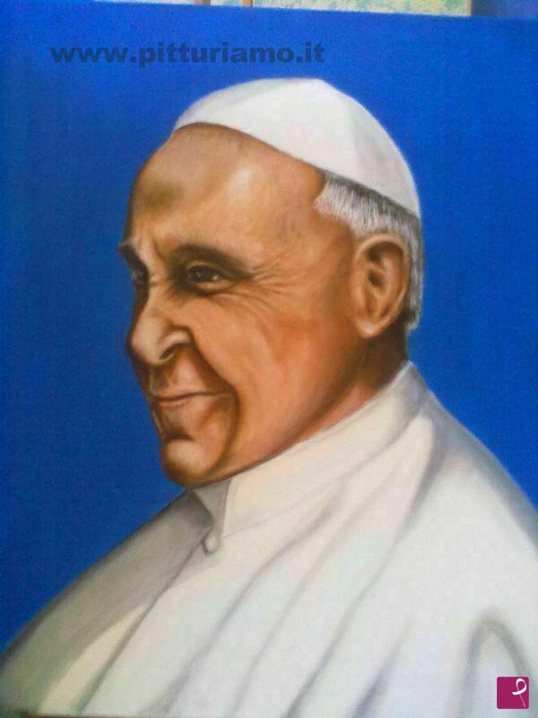 quadri in vendita online - papa Francesco