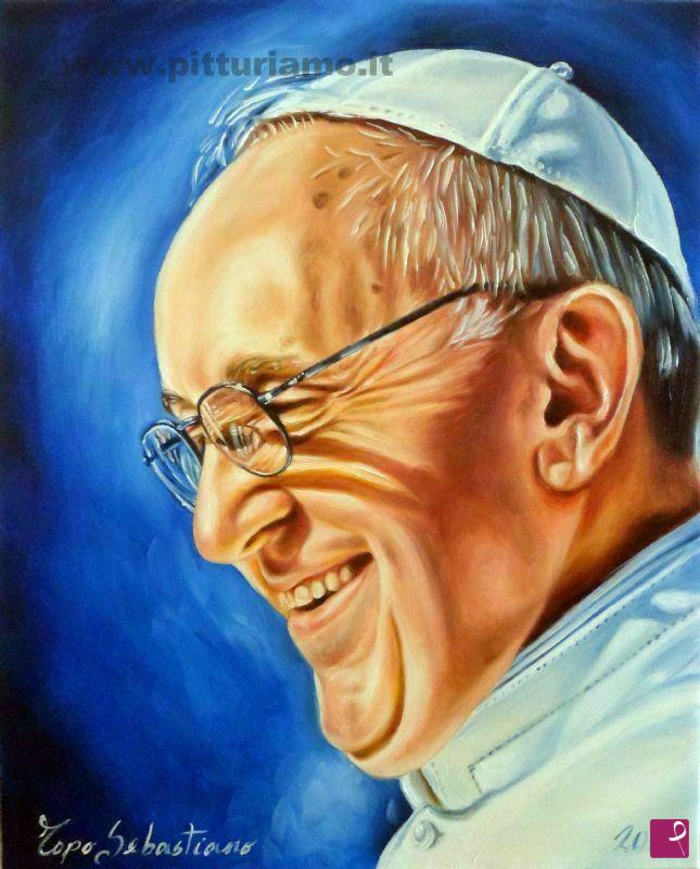 quadri in vendita online - Papa Francesco