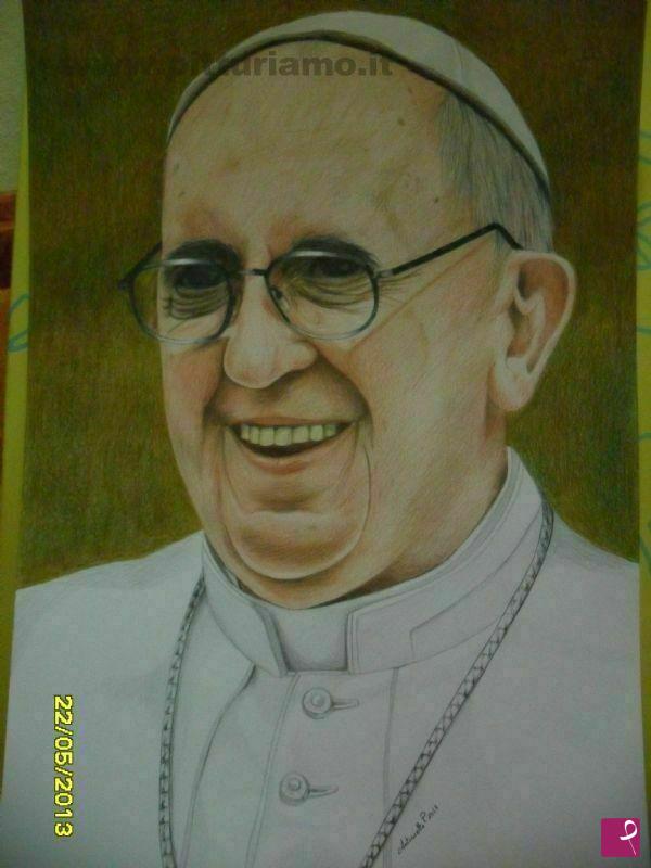 quadri in vendita online - papa francesco