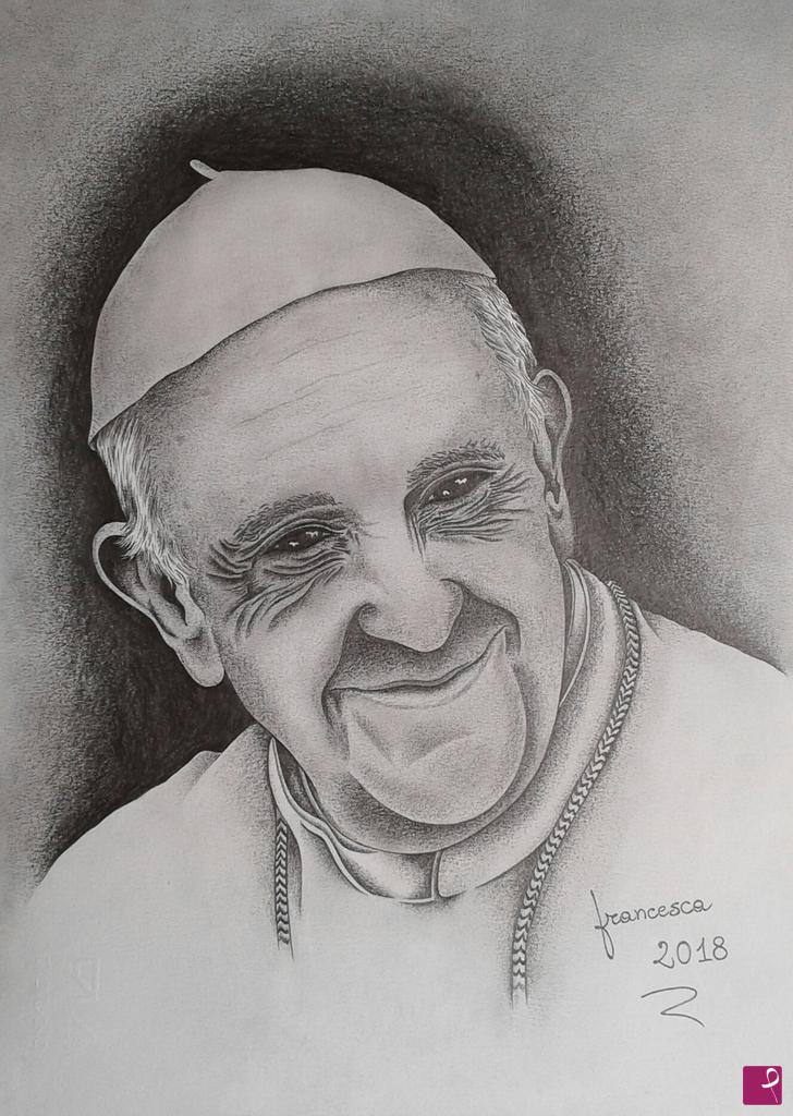 quadri in vendita online - Papa Francesco 