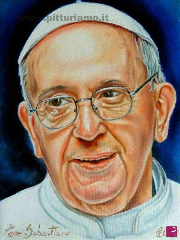 quadri in vendita online - Papa Francesco 2