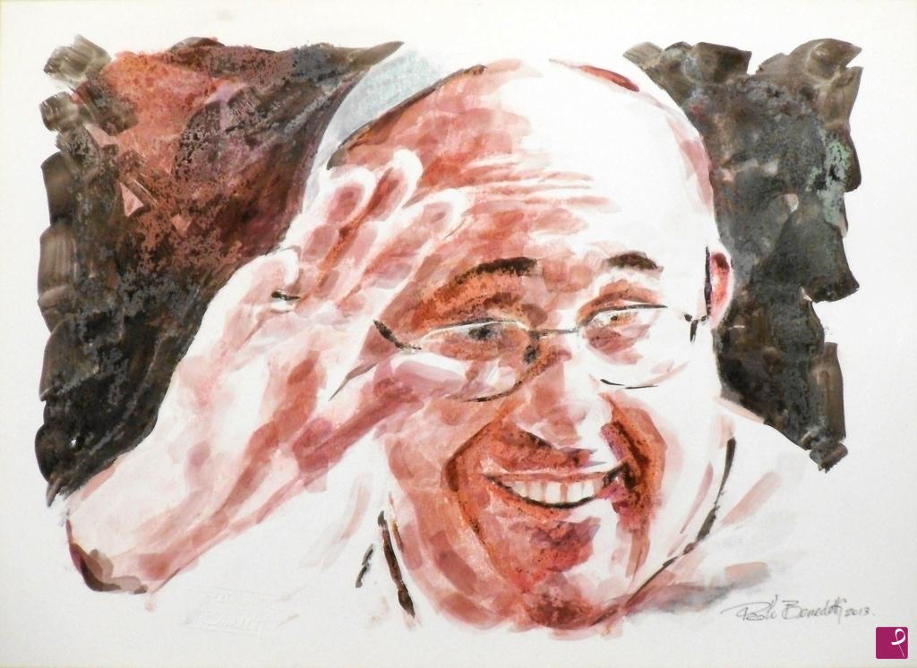 quadri in vendita online - Papa Francesco 3