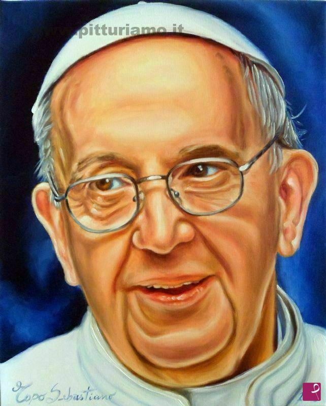 quadri in vendita online - Papa Francesco 4