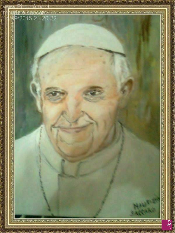 quadri in vendita online - papa  francesco