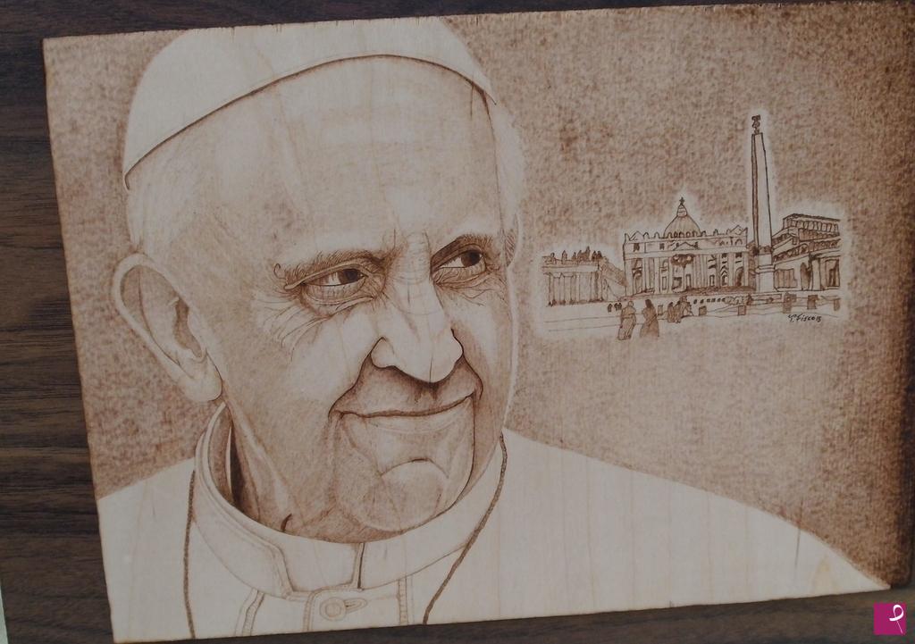 quadri in vendita online - papa Francesco
