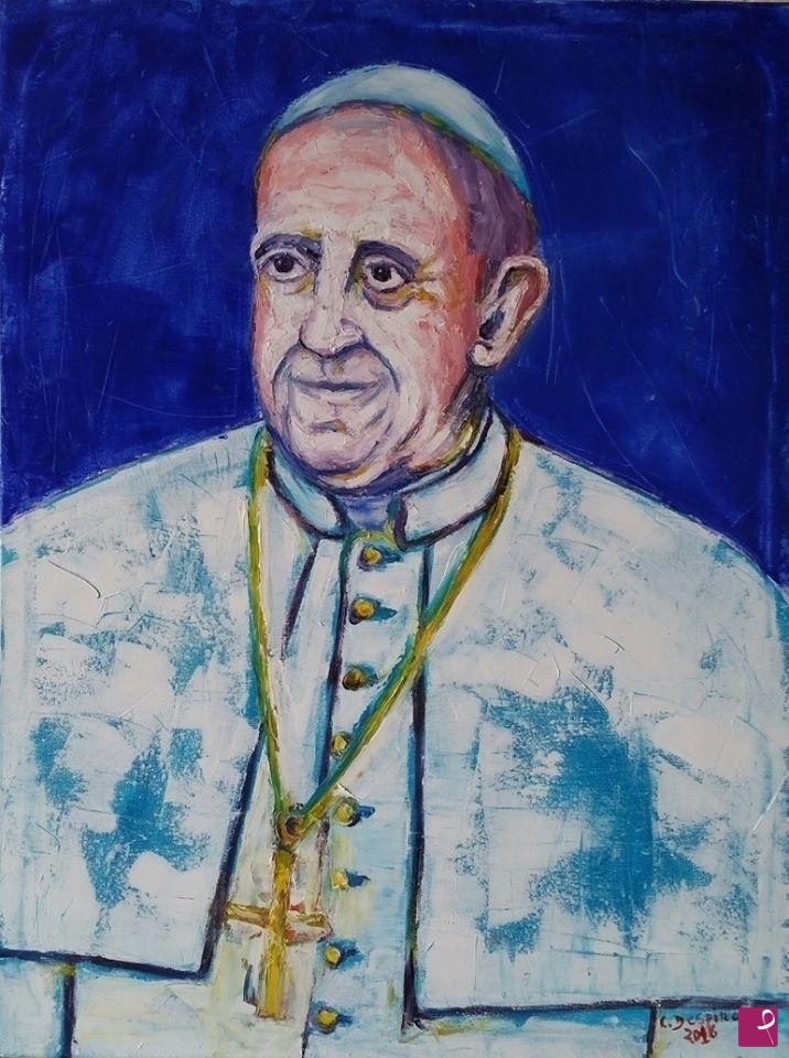 quadri in vendita online - "Papa Francesco"