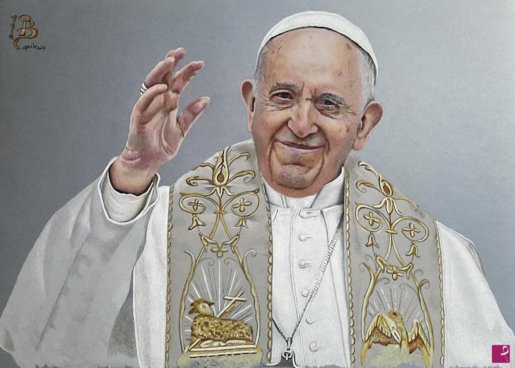 quadri in vendita online - Papa Francesco (Jorge Mario Bergoglio)