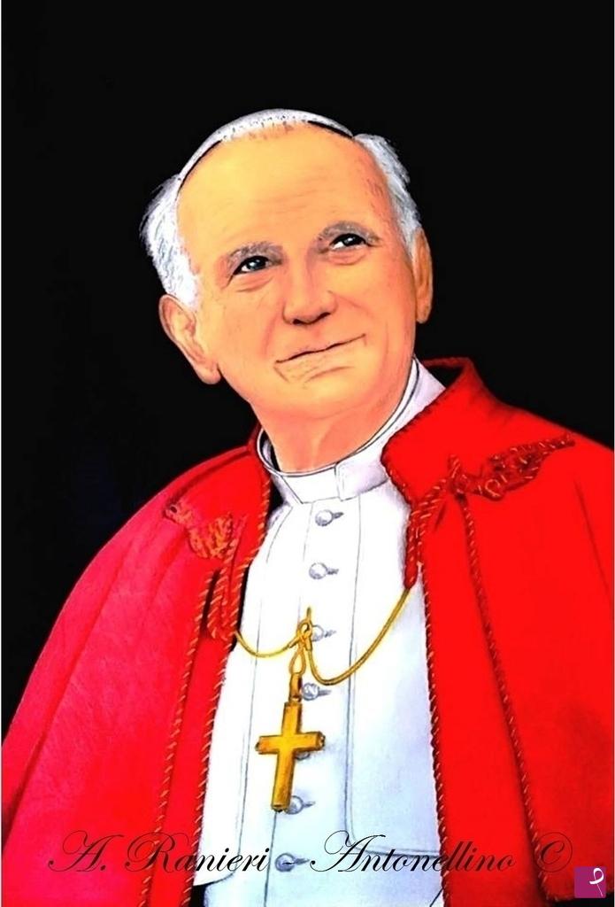 quadri in vendita online - Papa Giovanni Paolo II 