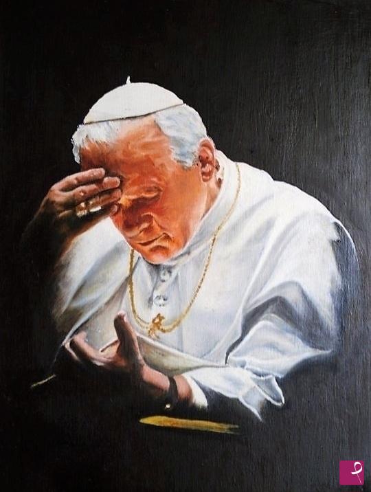 quadri in vendita online - PAPA GIOVANNI PAOLO II°