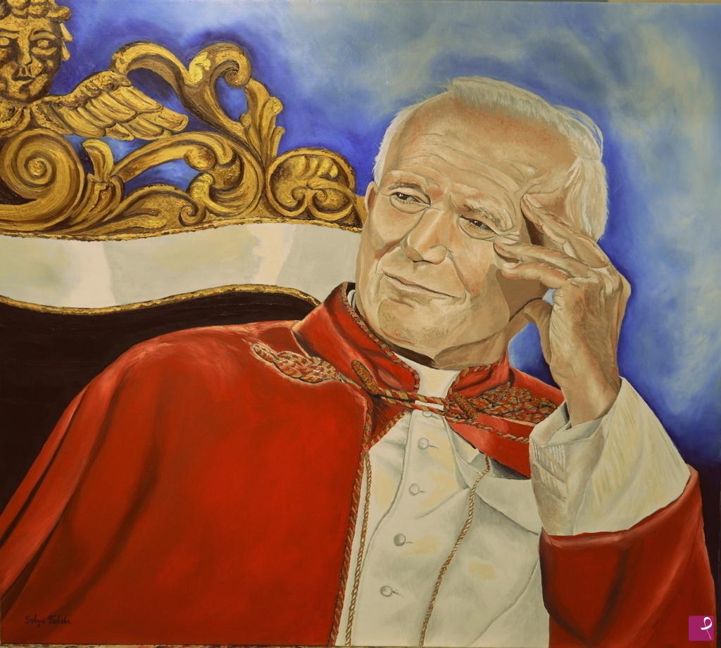 quadri in vendita online - Papa Giovanni paolo II