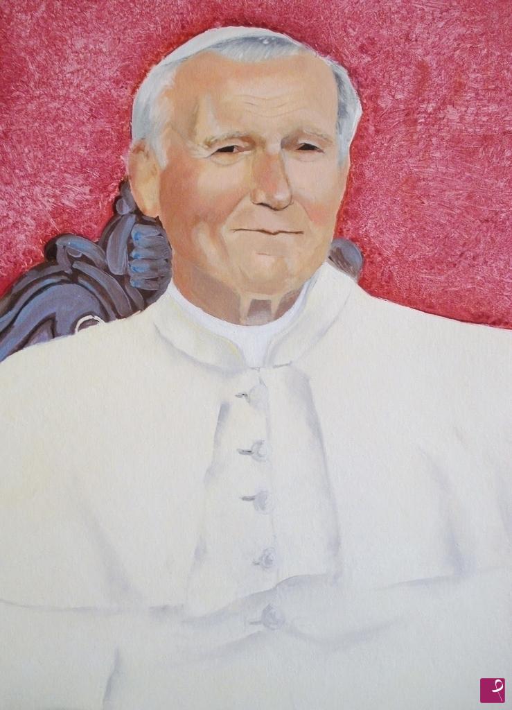 quadri in vendita online - Papa Giovanni Paolo II 