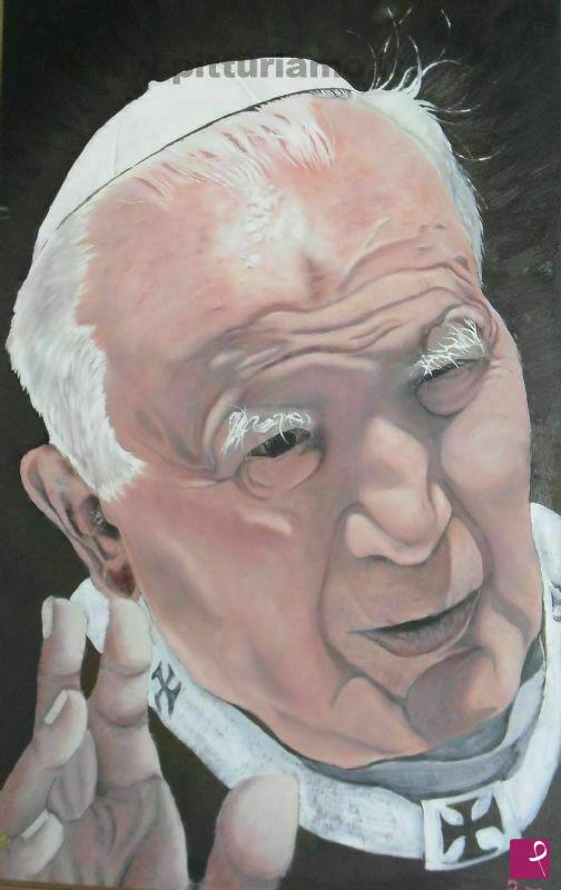 quadri in vendita online - Papa Wojtyla