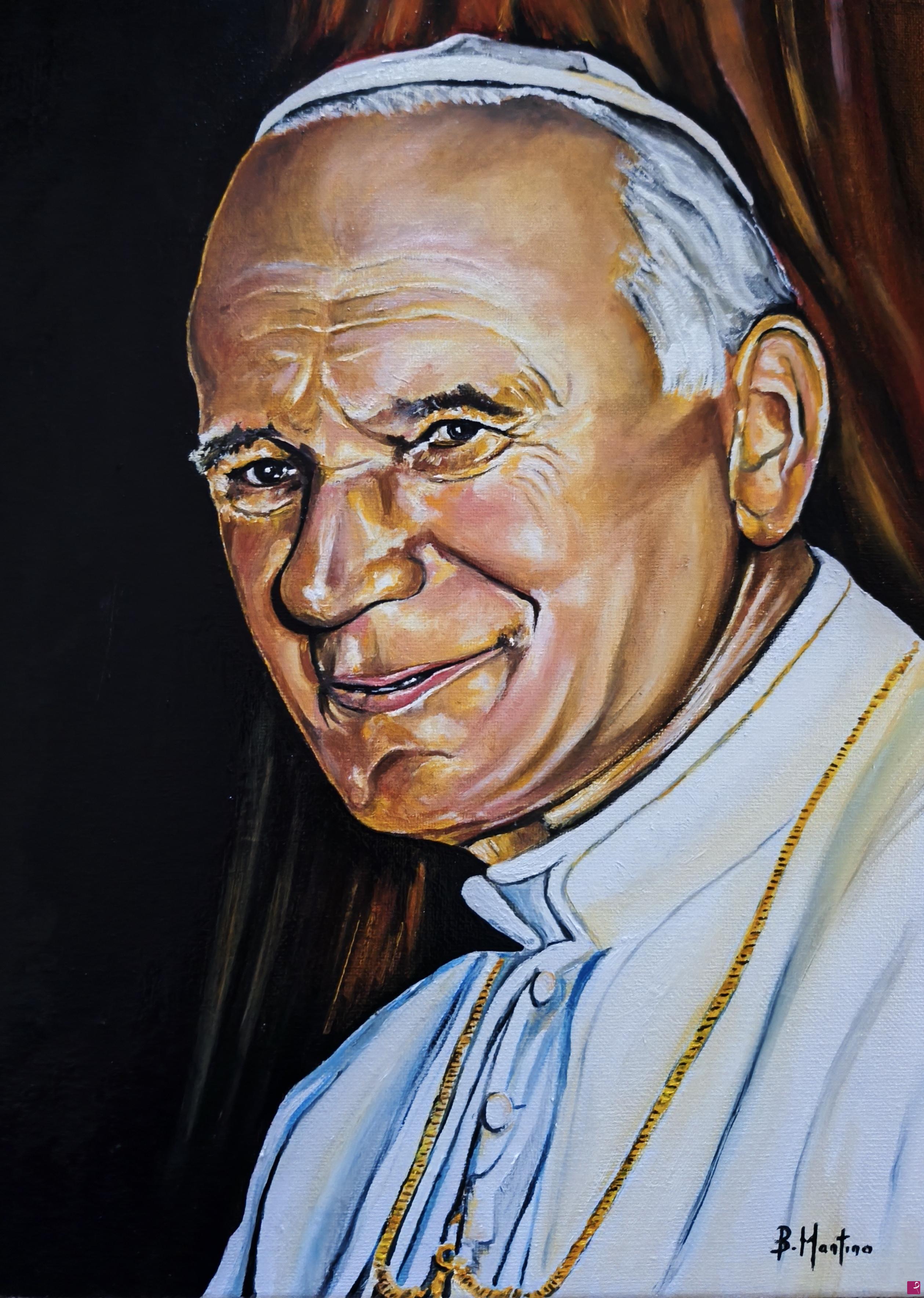 quadri in vendita online - PAPA WOJTYLA 