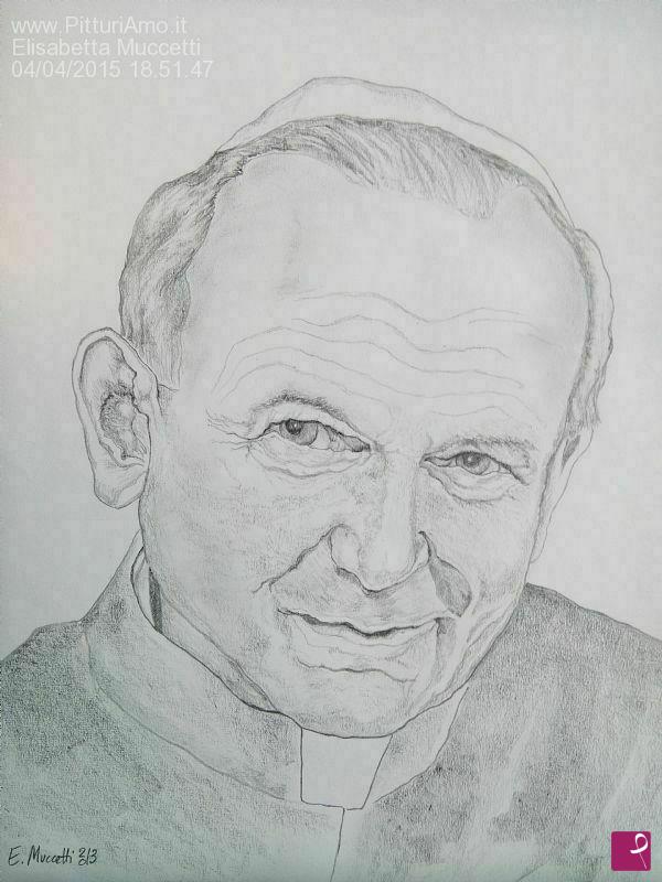 quadri in vendita online - Papa Wojtyla