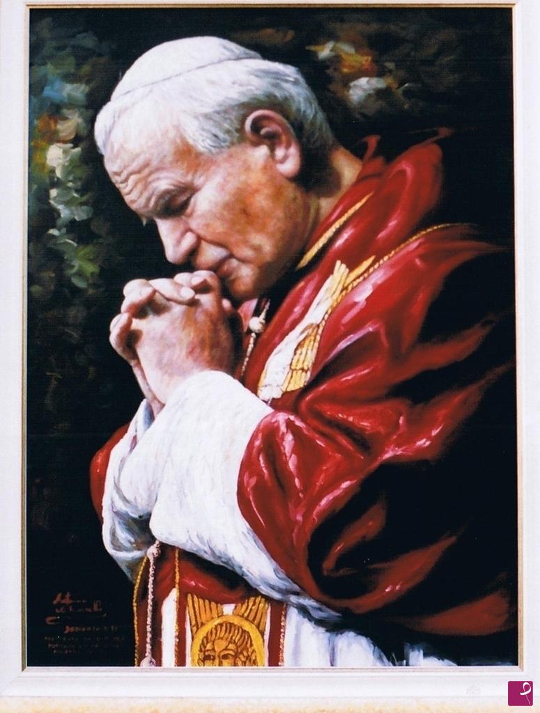 quadri in vendita online - Papa Wojtyla
