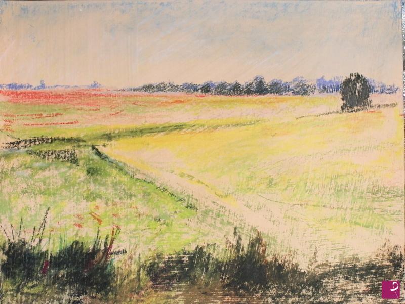 quadri in vendita online - papaveri lontano