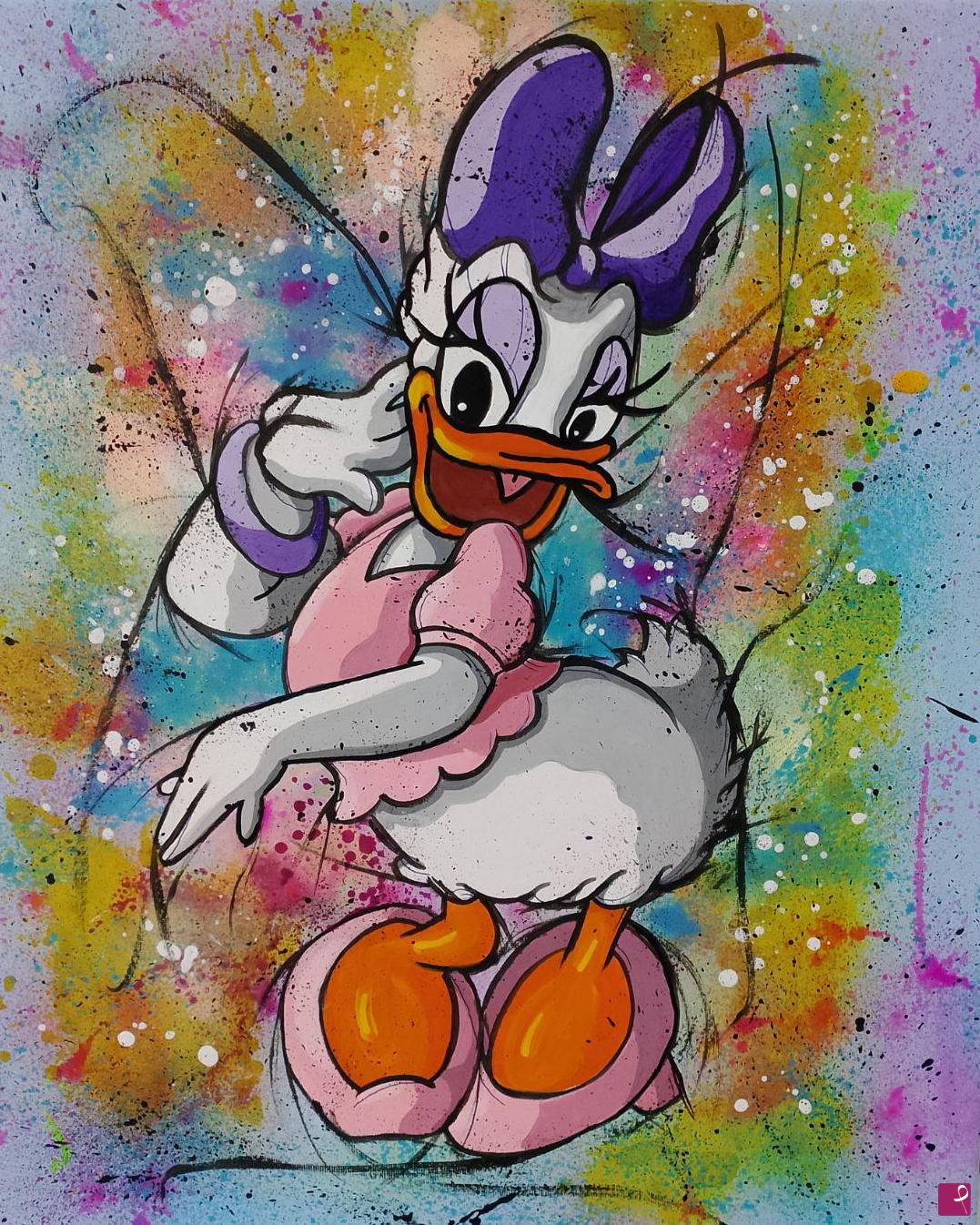 quadri in vendita online - Paperina - Daisy Duck