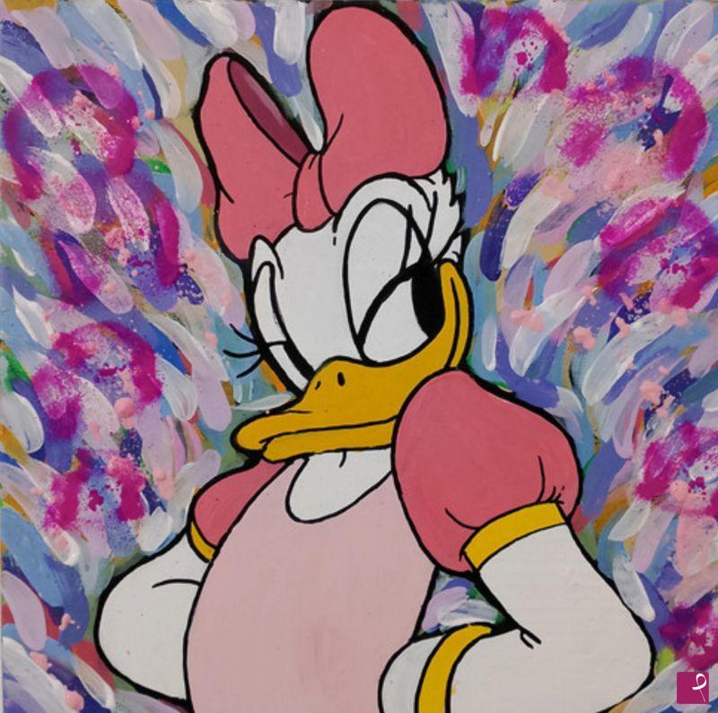 quadri in vendita online - Paperina ammiccante - Flirty Daisy Duck
