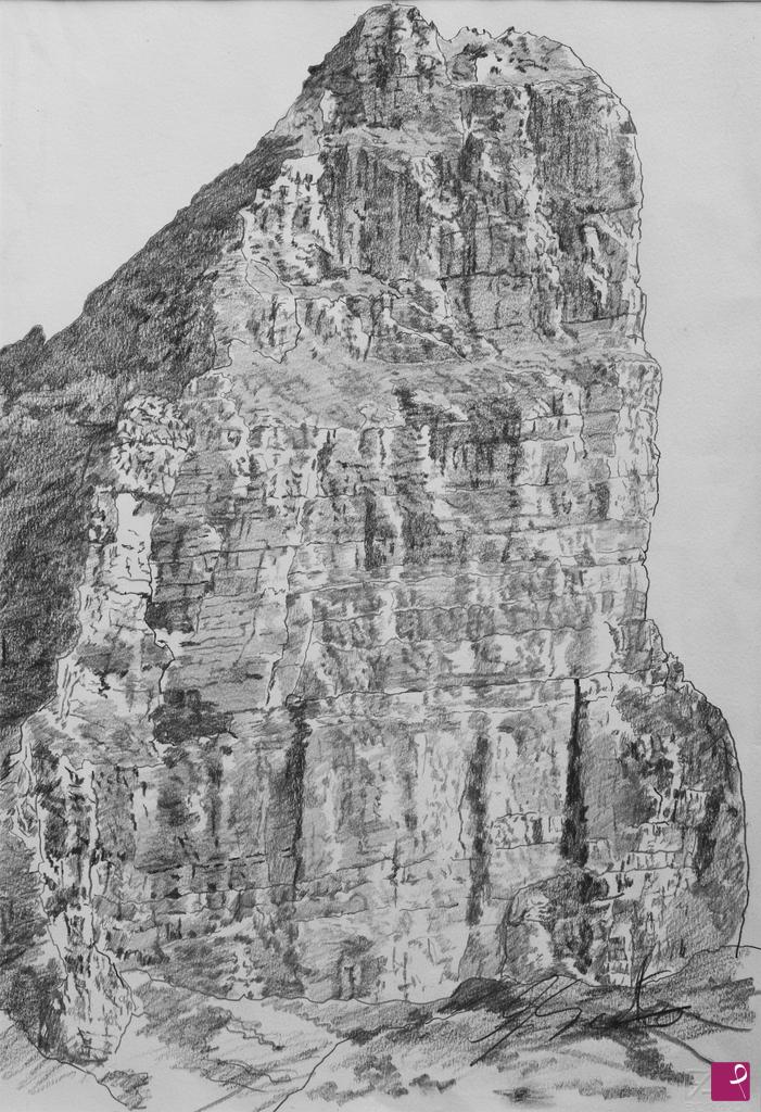quadri in vendita online - Parete della Sisilla (Piccole Dolomiti)