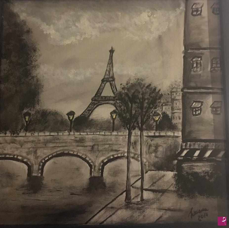 quadri in vendita online - Parigi Tour Eiffel 