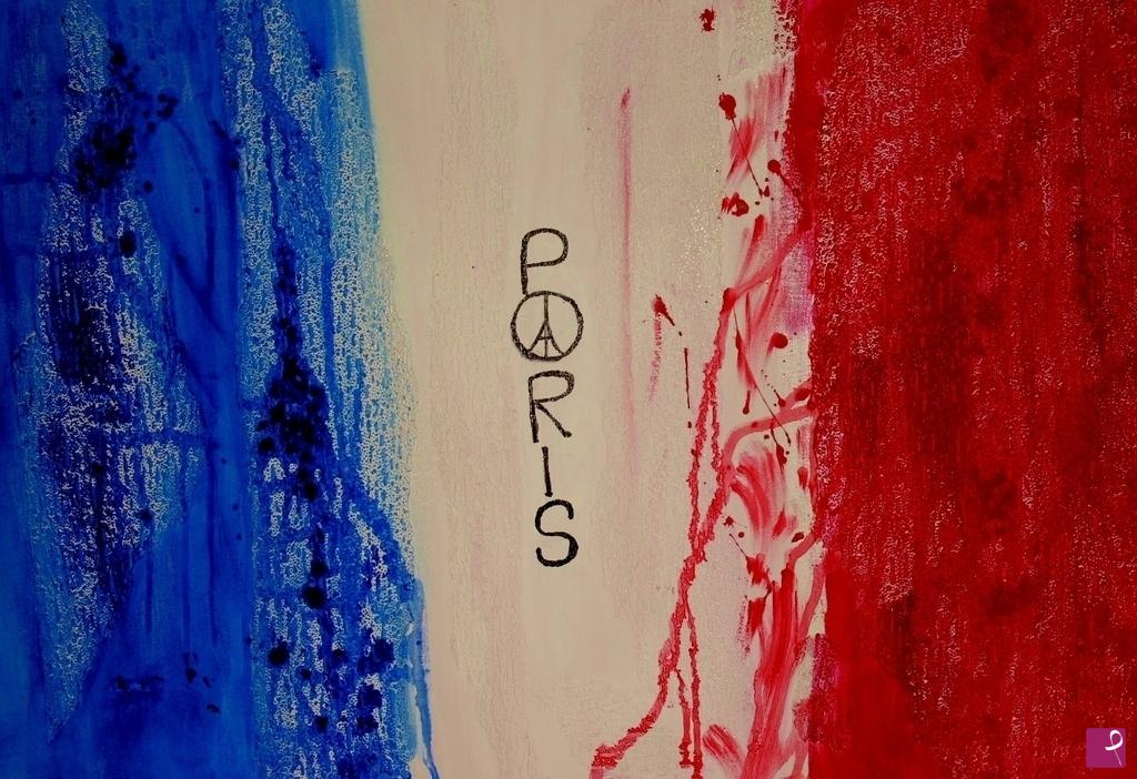 quadri in vendita online -   paris   13 novembre 2015- pray for paris