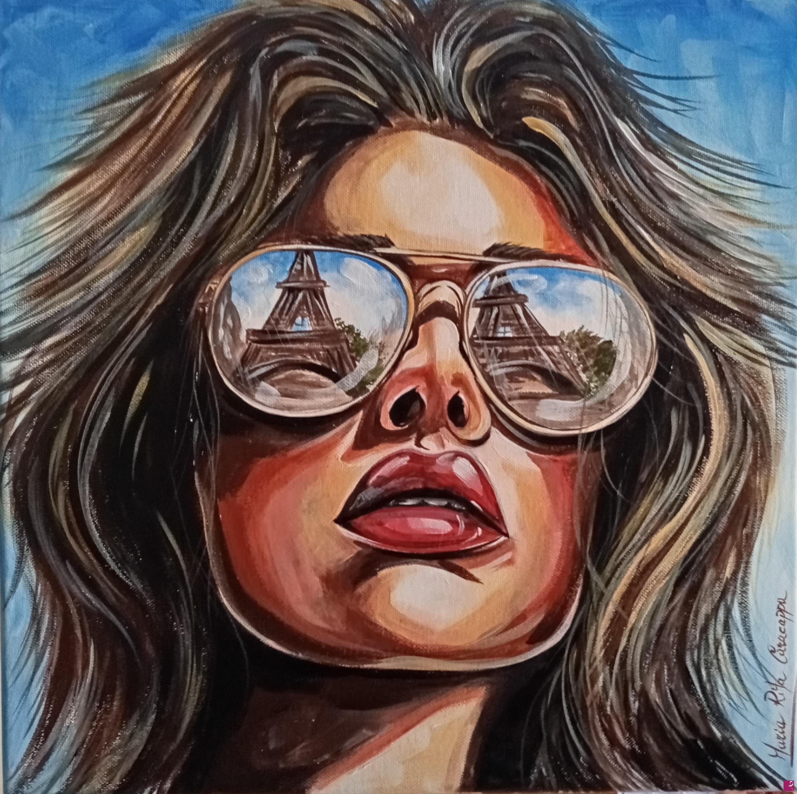 quadri in vendita online - Paris in my eyes
