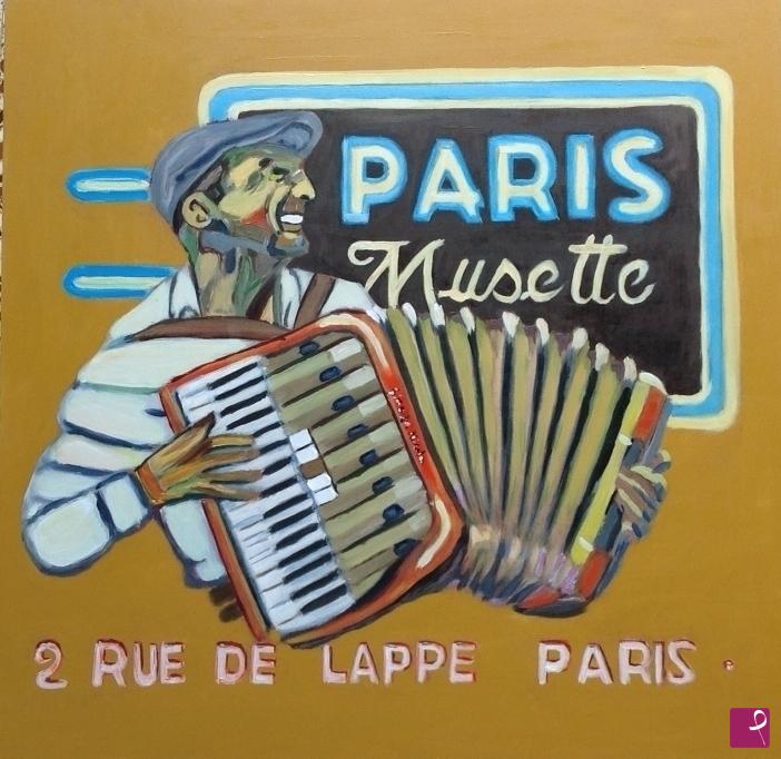 quadri in vendita online - Paris Musette - Tributo a Gagnon