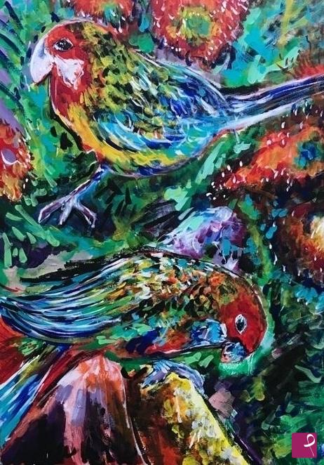 quadri in vendita online - parrots