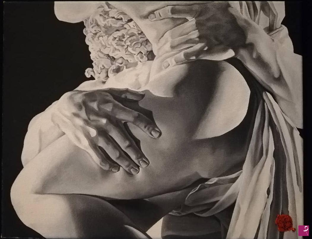 quadri in vendita online - Particolare de "Il Ratto di Proserpina"