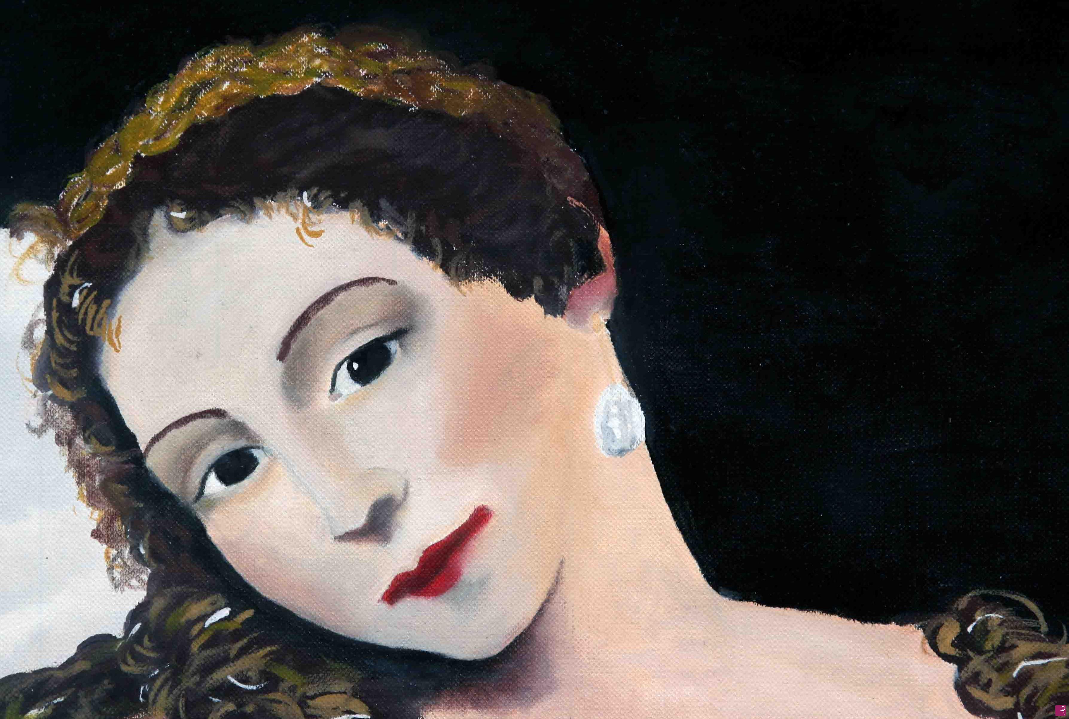 quadri in vendita online - Particolare de 'La Venere di Urbino'
