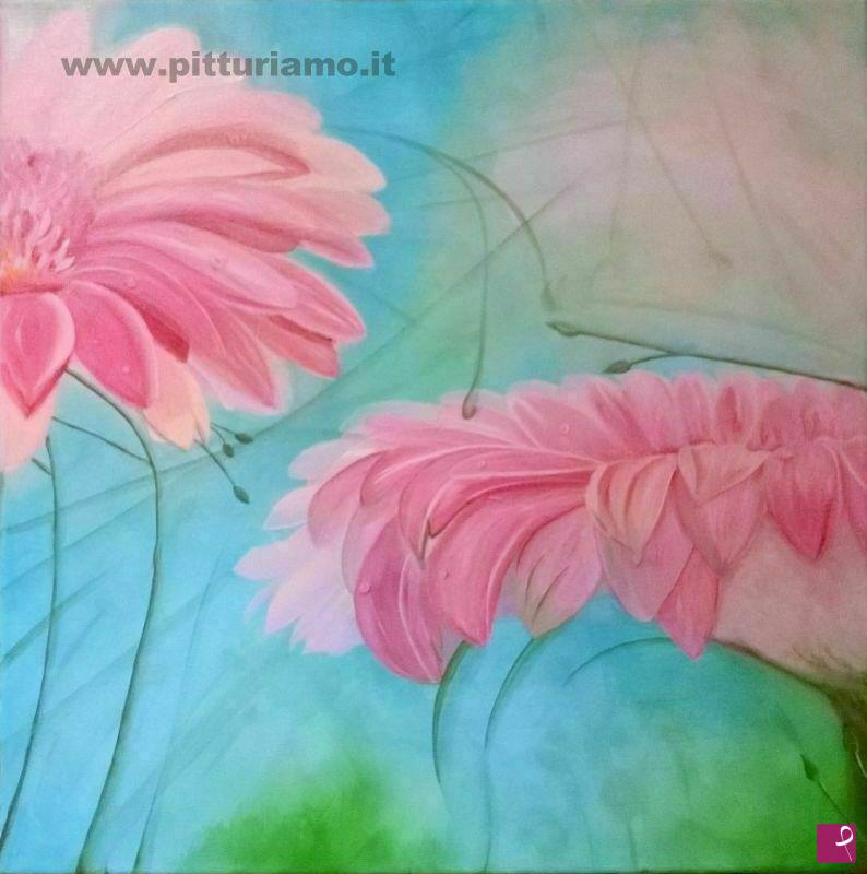 quadri in vendita online - Particolare di fiori