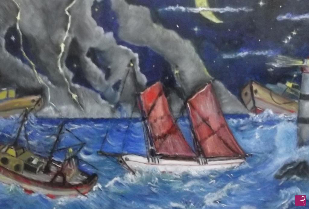 quadri in vendita online - passaggio della burrasca